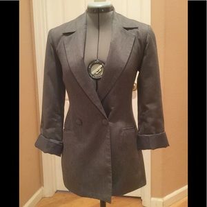 Gray Dbl Breasted Blazer sz 4. Coming soon.